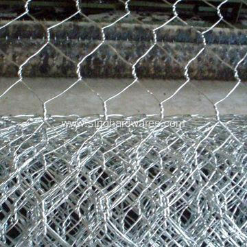 3/8 Inch Electro Galvanized Hexagonal Wire Mesh